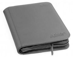 Ultimate Guard Zipfolio XenoSkin - 4 Pocket -  Grey